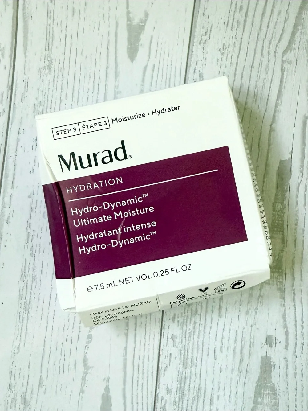 Murad Hydration Hydro-Dynamic Ultimate Moisture Travel Size 0.25 fl oz, NEW NIB